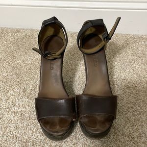 Womens Bill Reid platform wedges